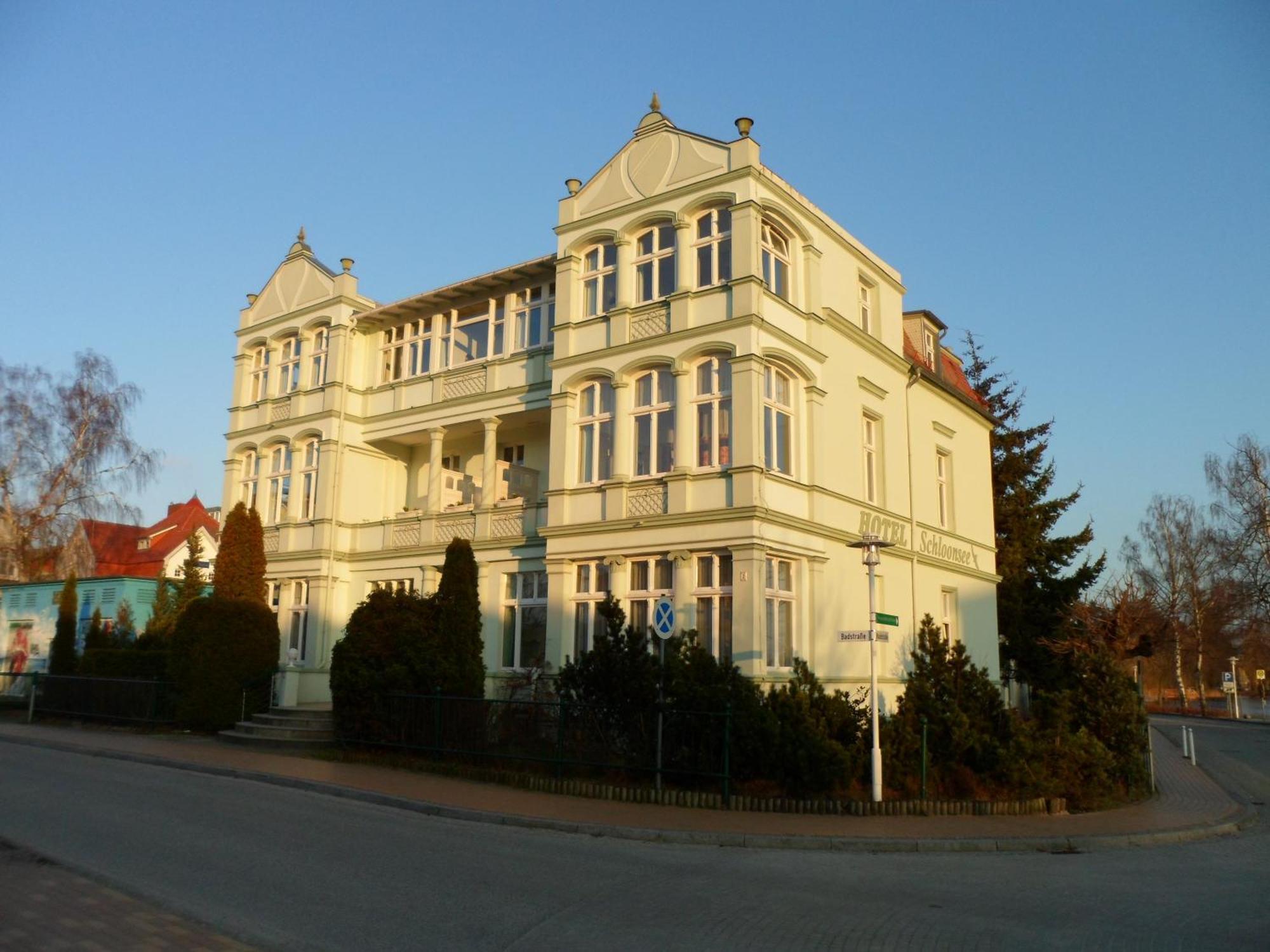 Hotel Schloonsee Garni Seebad Bansin Экстерьер фото